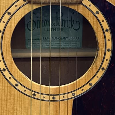 Simon & Patrick S&P 6 Mahogany Spruce Natural | Reverb