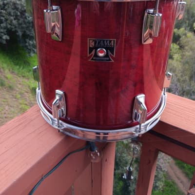 Tama Superstar 1980's Cherry Wine 24 inch bass drum | Reverb