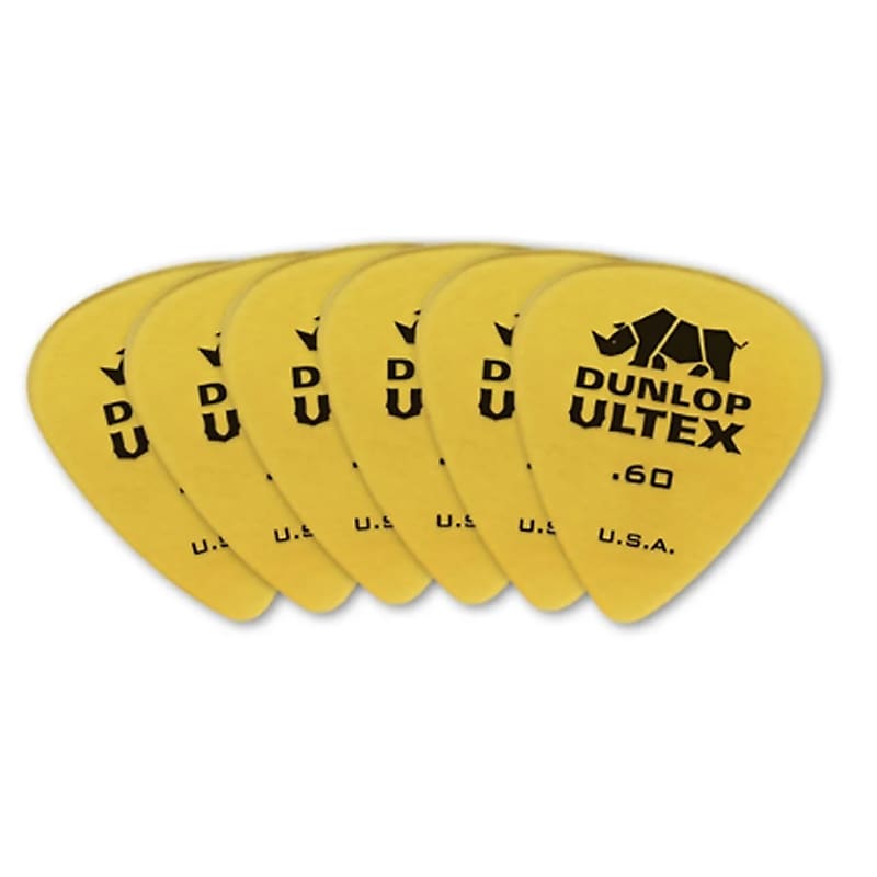Dunlop 421P60 Ultex Standard .60mm Guitar Picks (6-Pack) image 1