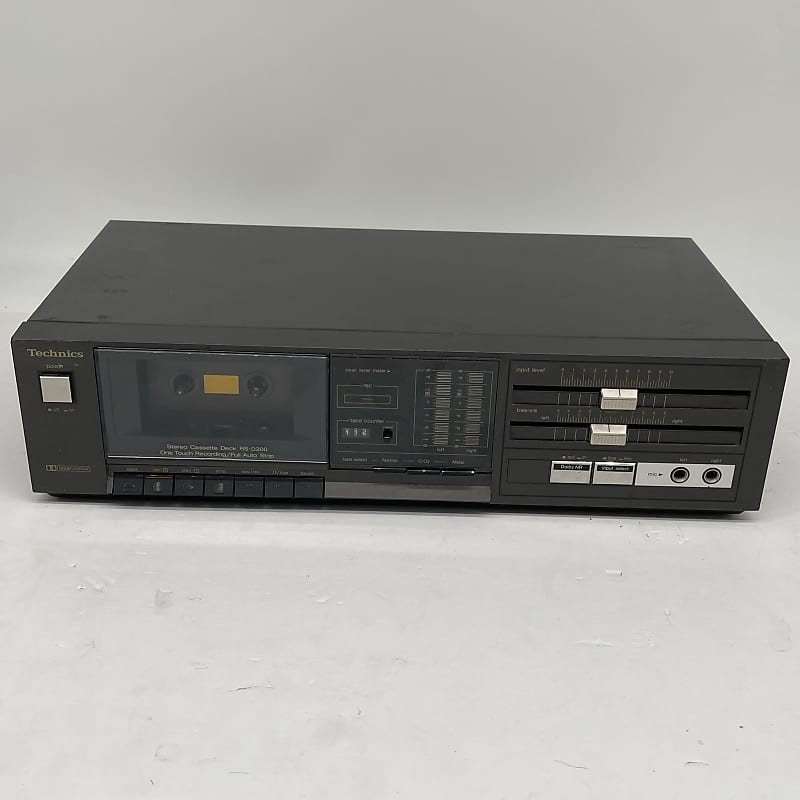 Technics Stereo Cassette Deck RS-D200 Tape Player Dolby Japan *SERVICED READ  			