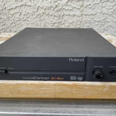 Vintage Roland SC-55st SoundCanvas Synthesizer Desktop 90s For Parts Or Repairs