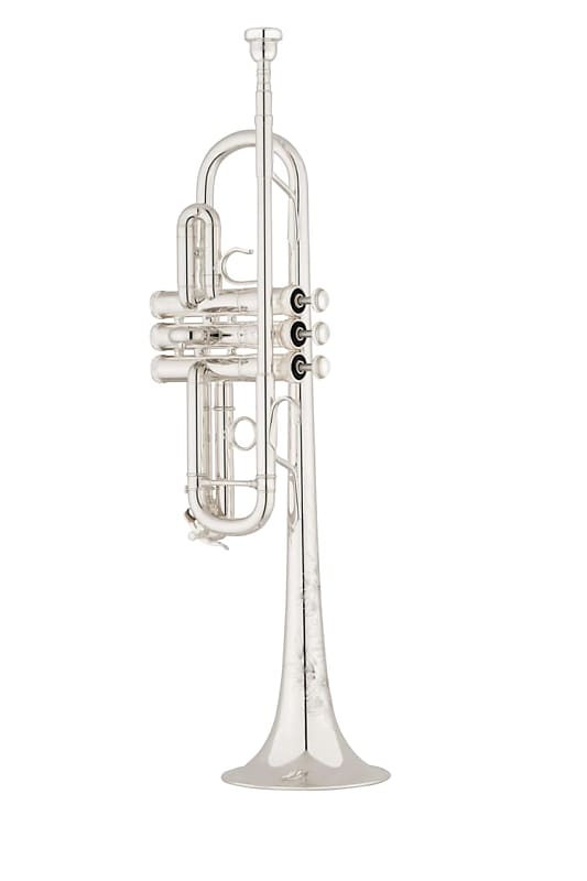 Shires 401 C Trumpet- Silver image 1