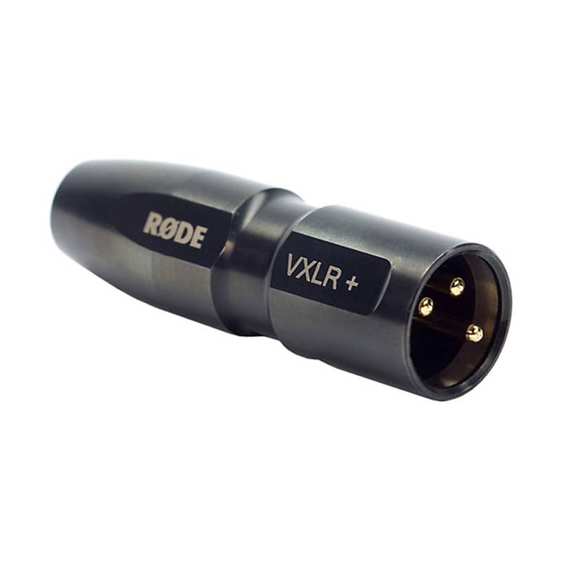 RODE VXLR+ 3.5mm TRS Female to XLR Male Adapter with Phantom Power Converter image 1