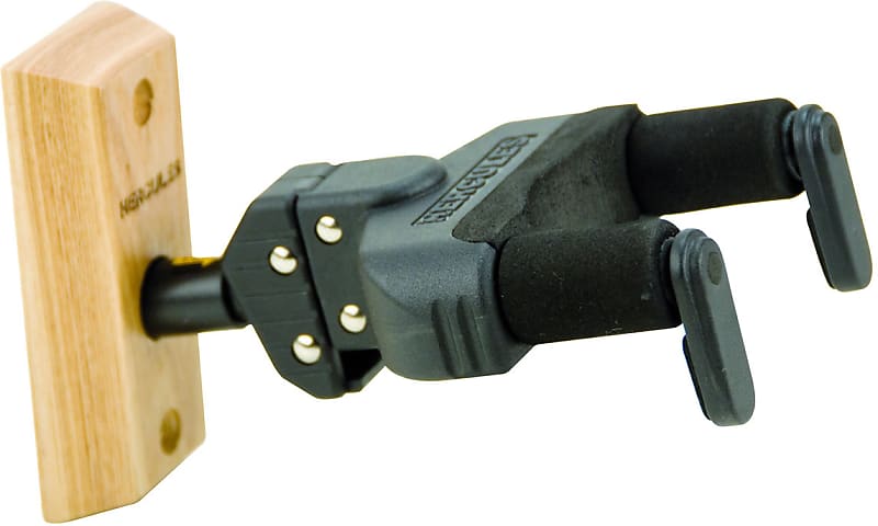 Hercules Auto Grip System (AGS) Guitar Hanger, Wood Base, Short Arm image 1