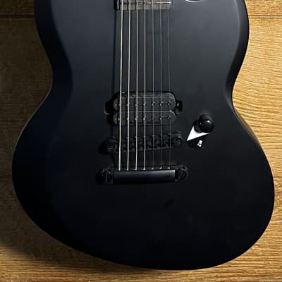 ESP LTD Viper-7 Baritone Black Metal image 1