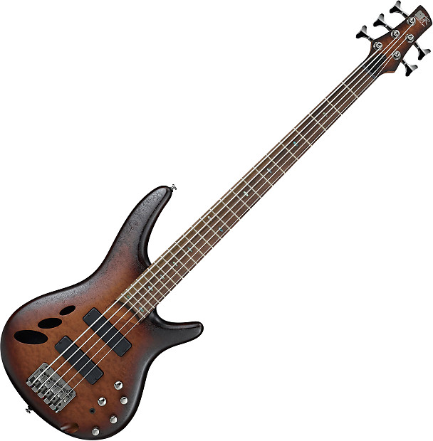 Ibanez SR30TH5-NNF 30th Anniversary 5-String Hollowbody Bass w/ Rosewood Fretboard Natural Brown Burst image 1
