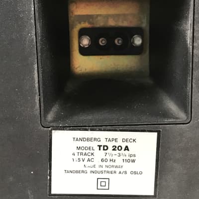 Tandberg Model TD 20A Reel to Reel Stereo Tape Deck image 6