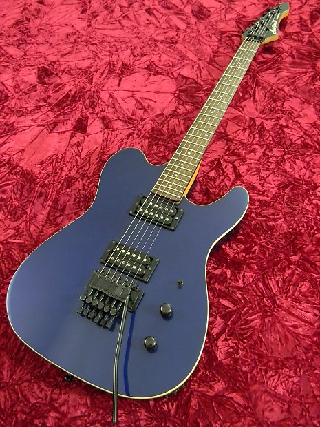 Aria Pro II Japan Vintage 1986 Legend II Blue Body Tele Style Rosewood Neck  Kahler Telecaster Copy