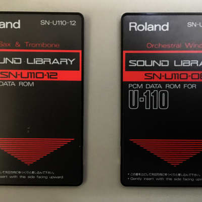 Roland SN-U110-12 AND SN-U110-06 PCM DATA ROMS
