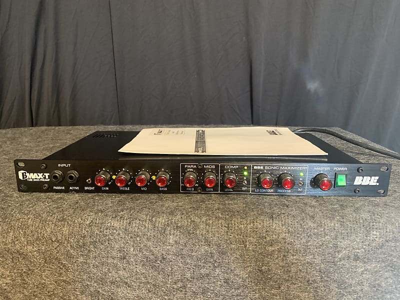 BBE BMAX-T Tube Bass Preamp W/ Comp And Sonic Maximizer W/ | Reverb