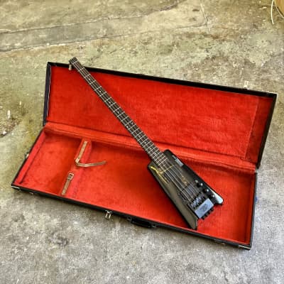 Hohner B2A Steinberger headless bass guitar 1987 - Noir original vintage MIJ Japan for sale