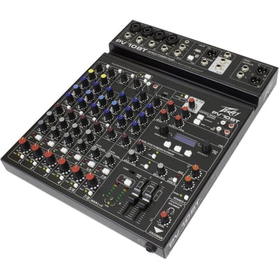 PEAVEY PV10AT Built-in Antares Live Pitch Correction USB FX Audio Mixer image 4