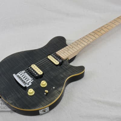 Sterling by Music-Man Axis Maple Top - Transparent Black image 8