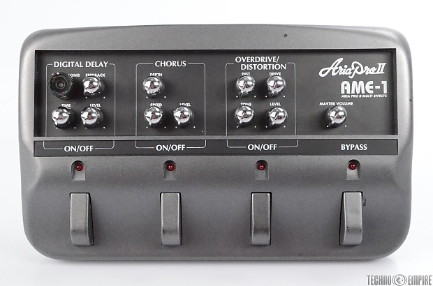 Aria Pro II AME-1 Multi Effects Delay Chorus OD Distortion Guitar