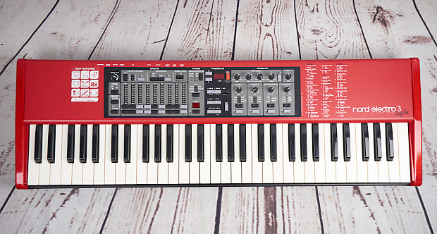 Nord Electro 3 SW 61 Red with Nord Gig bag | Reverb