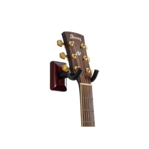 Gator GFW-GTR-HNGRCHR Cherry Wall Mount Acoustic Electric Guitar Bass Hanger image 6