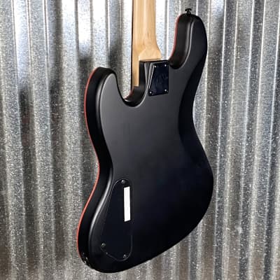 ESP LTD FBJ-400 Frank Bello 4 String Bass EMG PJ Black Satin #0339 Used image 9
