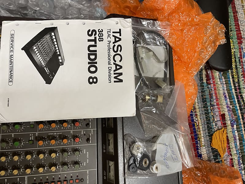 TASCAM 388 8-Channel Mixer with 1/4 8-Track Reel to Reel Recorder