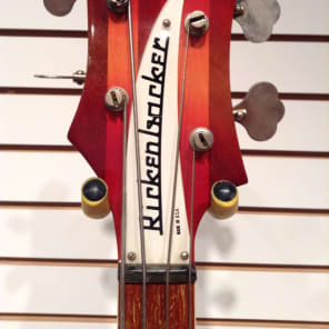 1966 Rickenbacker 4005 Bass Guitar Fireglo image 10