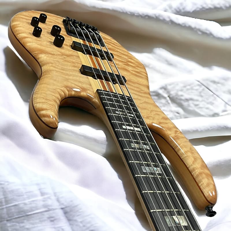 Carvin LB-75A (5) LTD Anniversary, Nat. / Ebony (1996) | Reverb