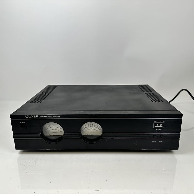 Rare Carver TFM-55X THX Stereo Power Amplifier 380wpc  			