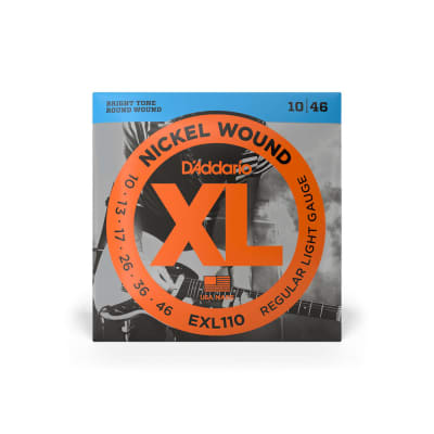 D'Addario EXL110 XL Nickel Wound Electric Guitar Strings - .010-.046 Regular Light image 1