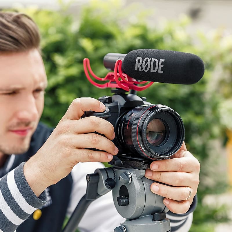  Rode VideoMic Camera-Mount Shotgun Microphone with Rycote Lyre  Shock Mounting, Black : Musical Instruments