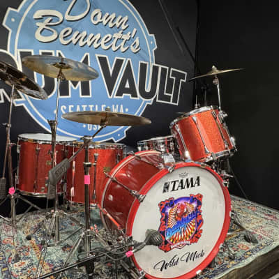 "Wild" Mick Brown's Dokken, Custom 1980s Tama Artstar II 4-Piece Set. 26", 18", 16", 14". image 1