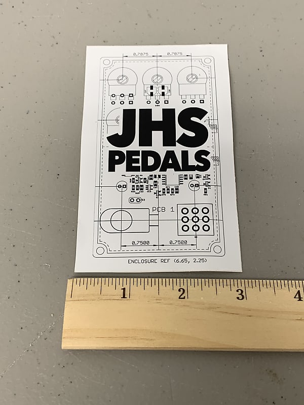 JHS Bumper Sticker Effect Pedal *FREE Shipping* image 1