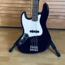 Fender American Standard Bass Left Handed 2012 Black/White