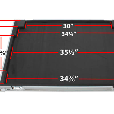 OSP Road Tour ATA Flight Case for Behringer X32 Digital Mixing Console Mixer image 5