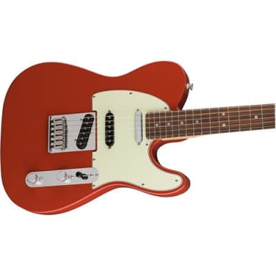Fender Deluxe Nashville Telecaster Electric Guitar, Pau Ferro Fingerboard, Fiesta Red image 2