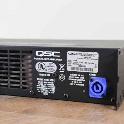 QSC PL325 Powerlight 3 Series Two-Channel Power Amplifier CG00P2L image 6