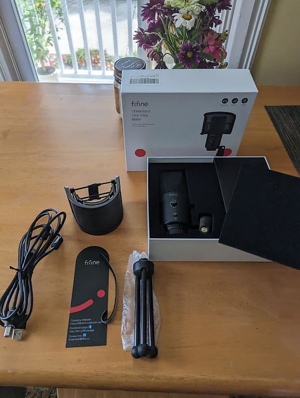 FIFINE K683A USB Condenser Microphone Vocal Recording | Reverb