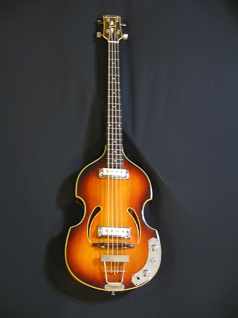 Klira Germany Violin Beatle Bass c.1967 Sunburst