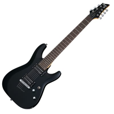 Schecter C-7 Deluxe, Satin Black, 7-string 437 for sale