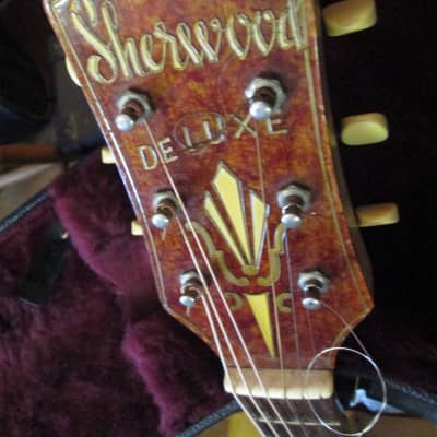 SHERWOOD Vintage 1954 Archtop Acoustic Guitar image 9