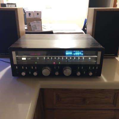 ULTRA-RARE Vintage Sansui G-771 Stereo Receiver Black-Face Euro Version 120WPC - Works Great! image 9