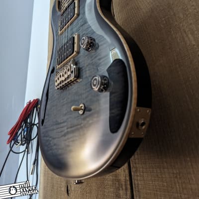 Paul Reed Smith PRS CE 24 Semi-Hollow Bolt-On Electric Guitar Faded Blue Smokeburst w/Bag image 10
