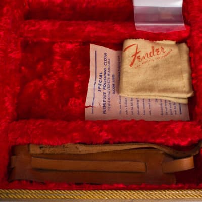 Fender Telecaster Solid Body Electric Guitar (1955), ser. #7792, original tweed hard shell case. image 14