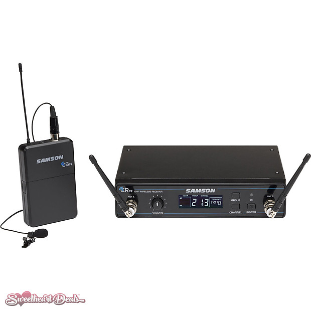Samson Concert 99 Frequency-Agile UHF Wireless Lavalier Mic Presentation System - D Band (542–566 MHz) image 1