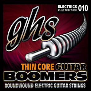 GHS TCGBTNT Thin-Core Boomers Electric Guitar Strings - Thin/Thick (10-52)