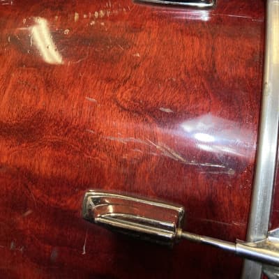 Tama - 24x16" Superstar Bass Drum, Complete! 1980's - Wine Red image 16
