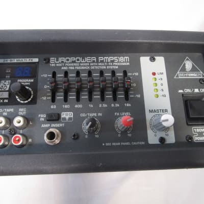 Behringer EuroPower PMP518M Powered Mixer | Reverb