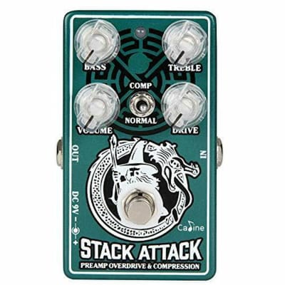 Caline CP-509 "Stack Attack" Overdrive / Compressor Guitar Effect Pedal image 1
