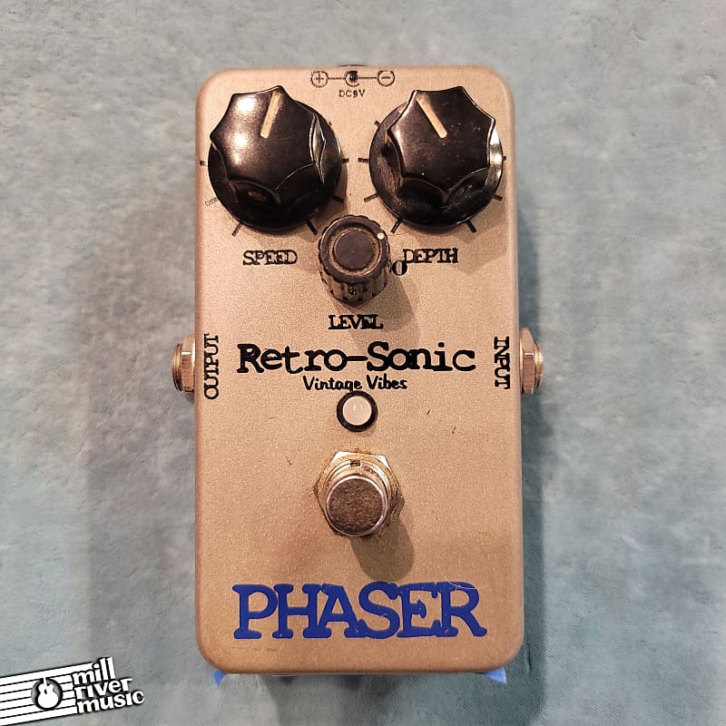 Retro-Sonic Phaser Effects Pedal Used