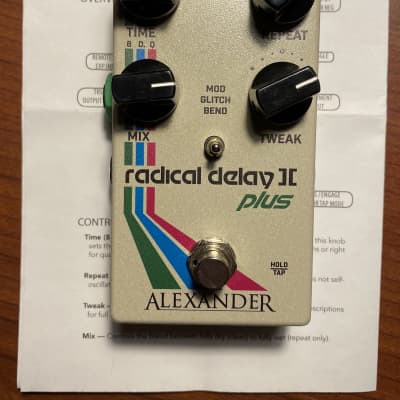 Reverb.com listing, price, conditions, and images for alexander-pedals-radical-delay-ii