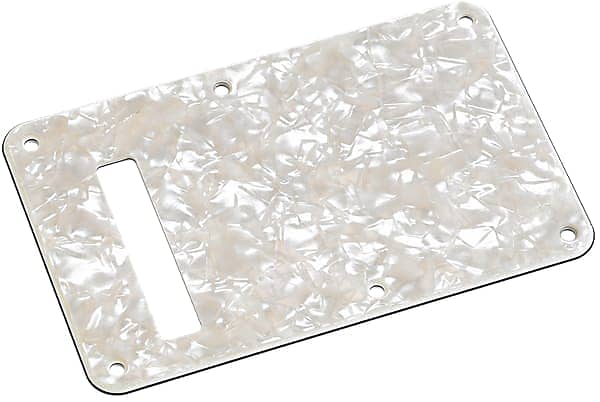 Fender 0991328000 Stratocaster 4-Ply Backplate, Aged White Moto image 1