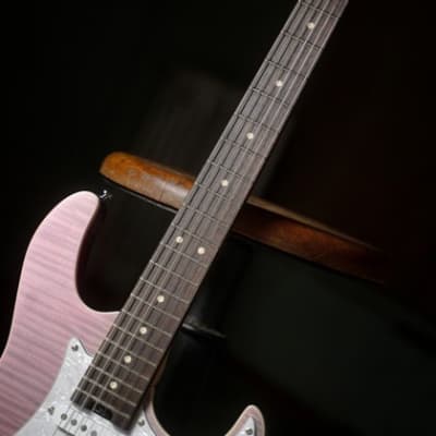Cort G280 Select Trans Chameleon Purple SSH HSS Electric Guitar Flame Maple Top image 11