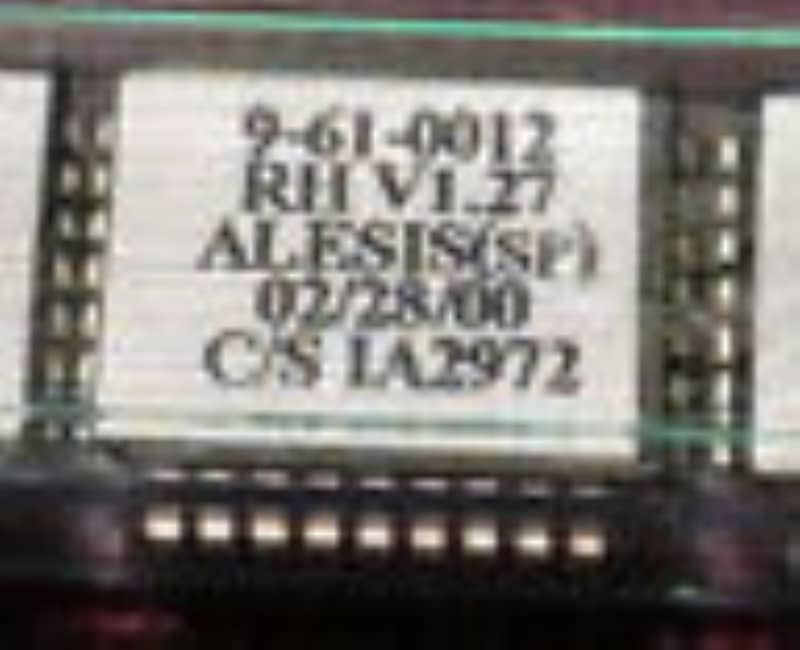 Alesis Alesis Masterlink ML - 9600 master cd recorder Eprom upgrade ver 1.27 image 1